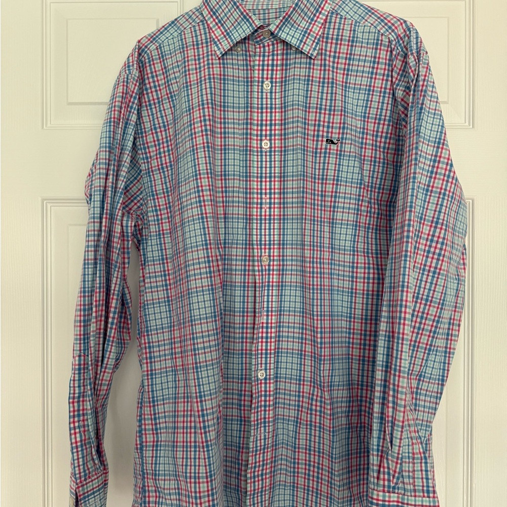 Vineyard Vines Multicolor Plaid Button Down Shirt